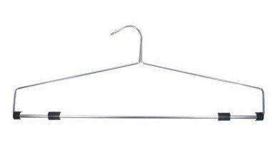 Chrome Non-Slip 22" Bedspread/Linen Hanger