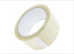 Clear packing tape 3" wide x 110 yards long, 2 mil thick