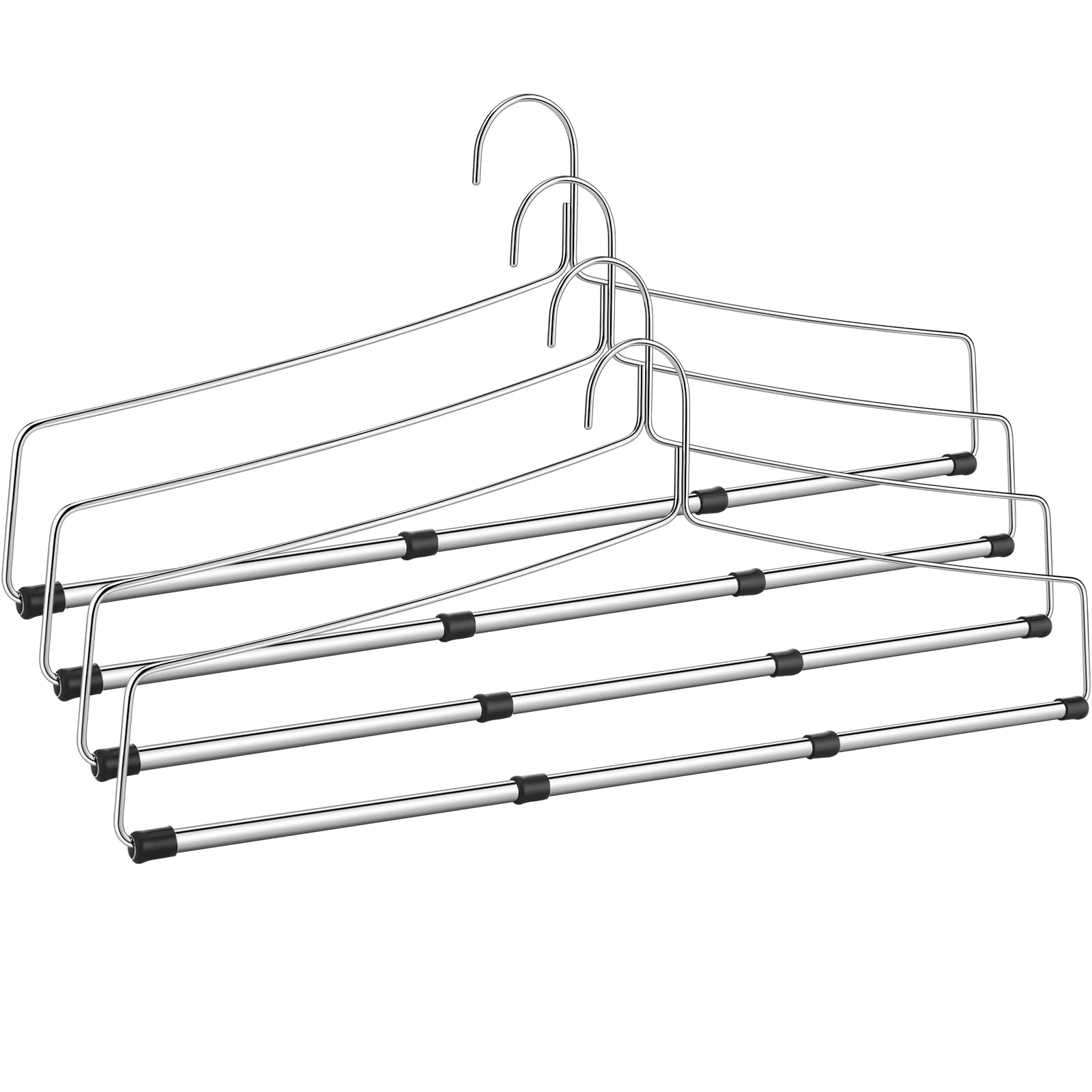 Chrome Non-Slip 22" Bedspread/Linen Hanger - Image 2