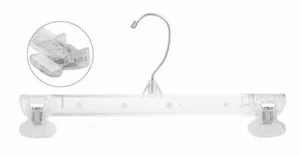 New Clear 14" Pinch Grip Bottom Hanger
